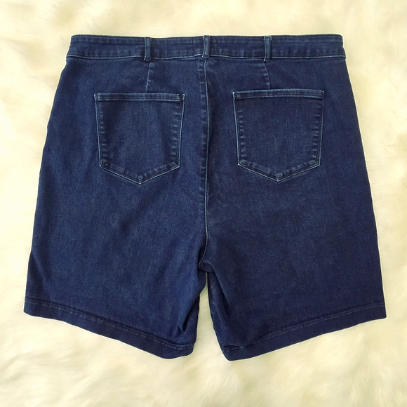 NYDJ Bermuda Denim Jean Shorts Women's 16W - Picture 4 of 6